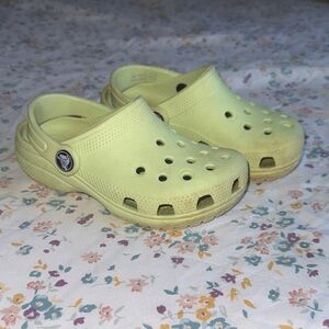 CROCS Kids Green Classic Clogs